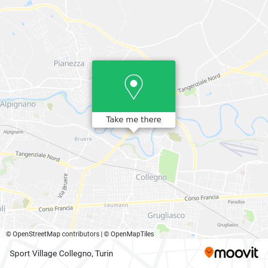 Sport Village Collegno map