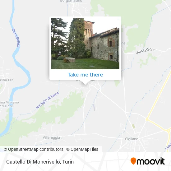 Castello Di Moncrivello map