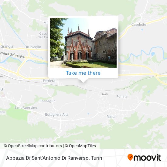 Abbazia Di Sant'Antonio Di Ranverso map