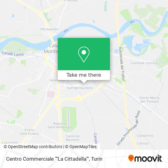 Centro Commerciale ""La Cittadella"" map