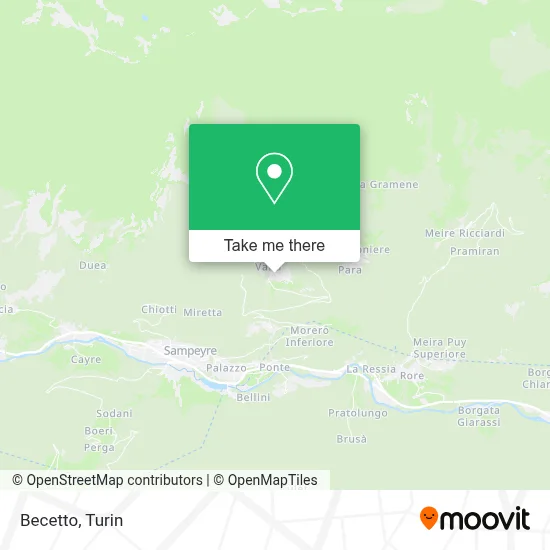 Becetto map
