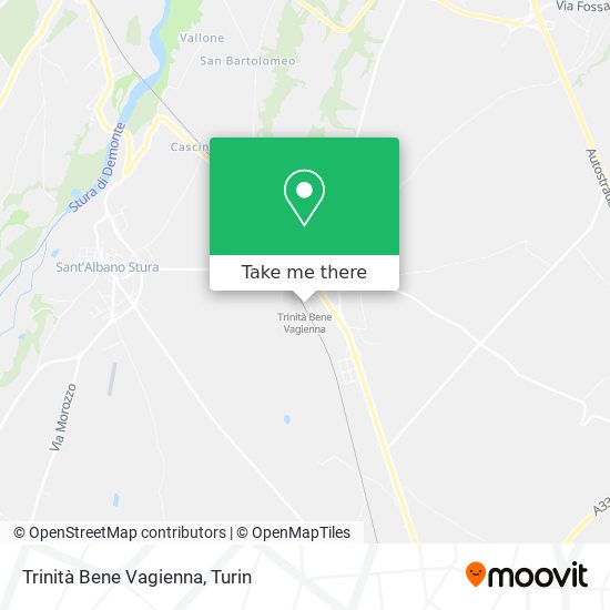Trinità Bene Vagienna map