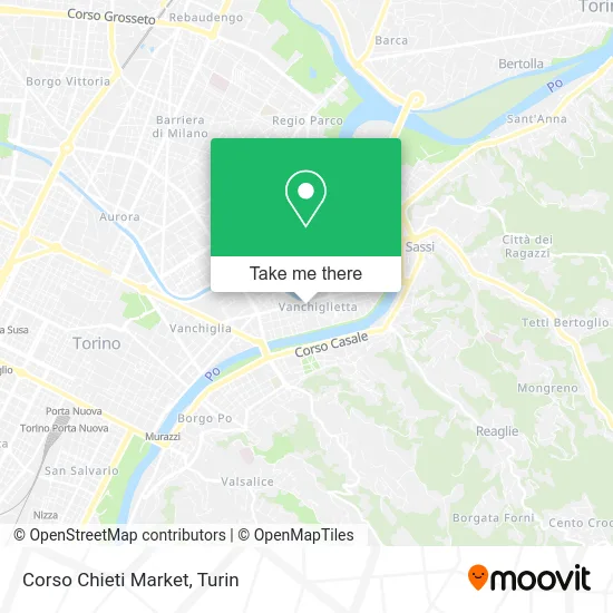 Corso Chieti Market map