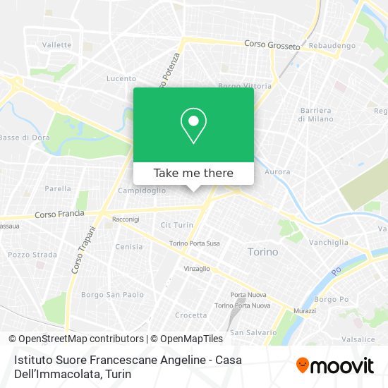 Istituto Suore Francescane Angeline - Casa Dell’Immacolata map