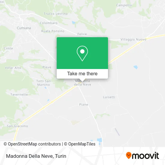 Madonna Della Neve map