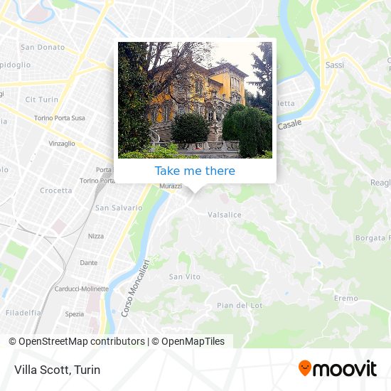 Villa Scott map