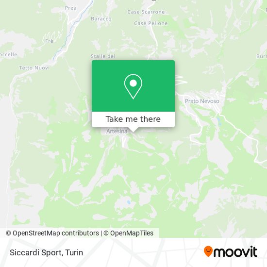 Siccardi Sport map