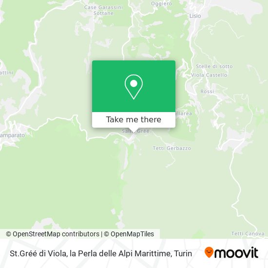 St.Gréé di Viola, la Perla delle Alpi Marittime map