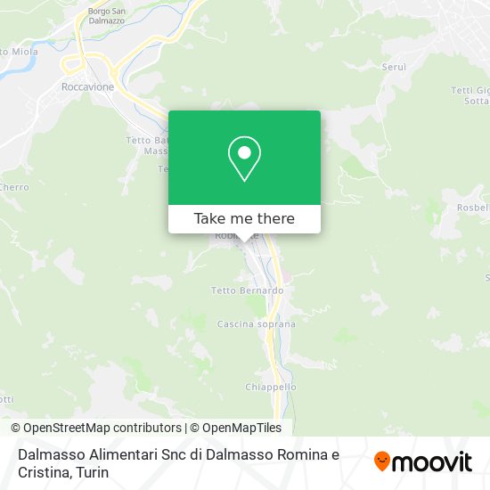 Dalmasso Alimentari Snc di Dalmasso Romina e Cristina map