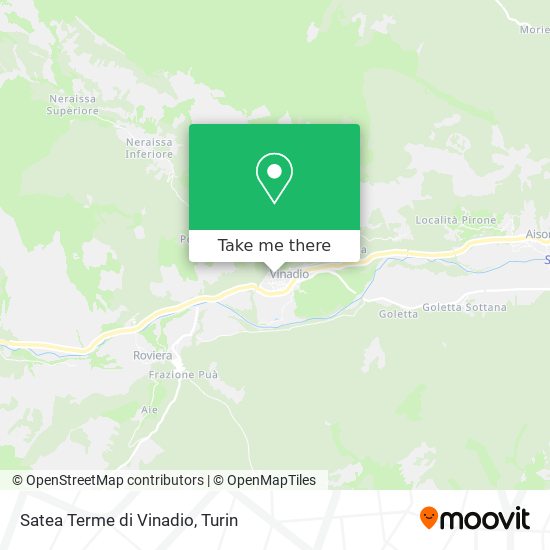 Satea Terme di Vinadio map