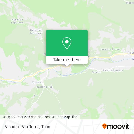 Vinadio - Via Roma map