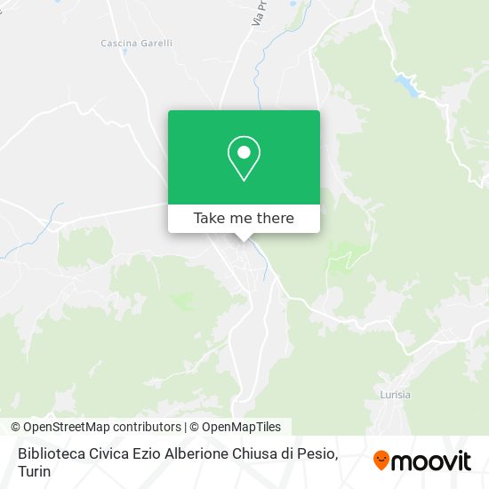 Biblioteca Civica Ezio Alberione Chiusa di Pesio map
