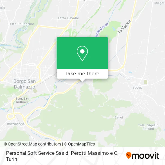 Personal Soft Service by Perotti Massimo & Co. map