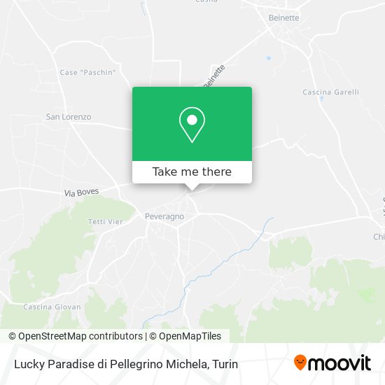 Lucky Paradise di Pellegrino Michela map