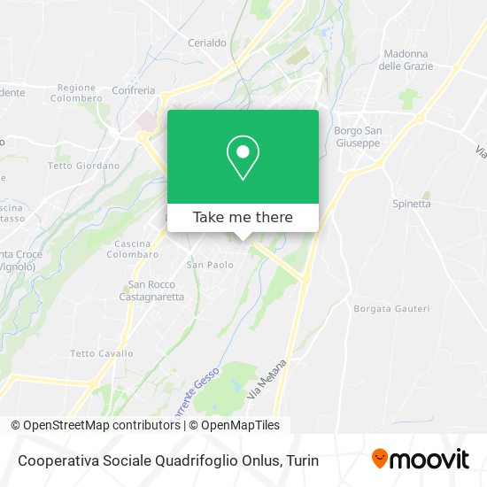Cooperativa Sociale Quadrifoglio Onlus map