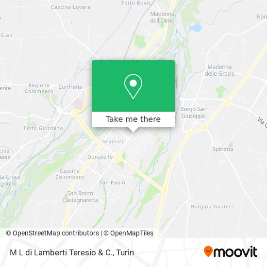 M L di Lamberti Teresio & C. map