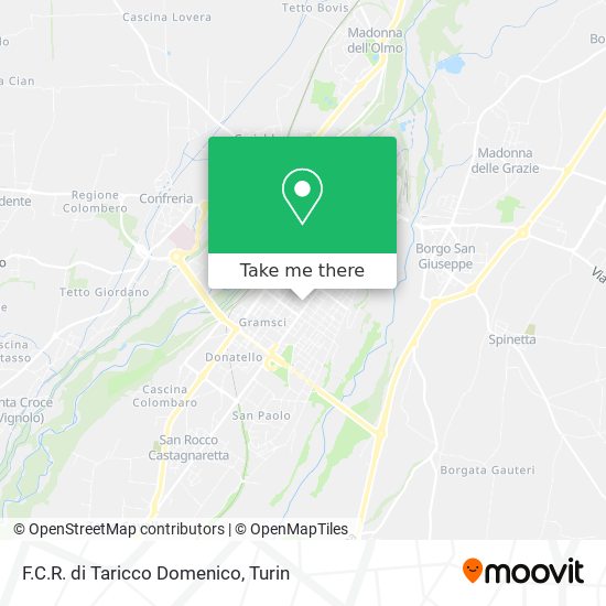 F.C.R. di Taricco Domenico map
