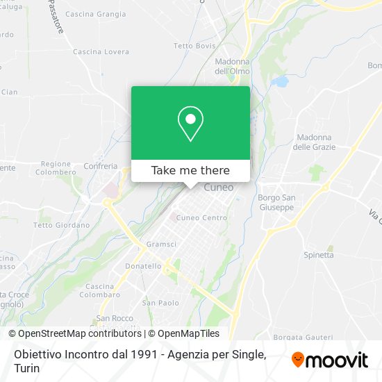 Obiettivo Incontro dal 1991 - Agenzia per Single map