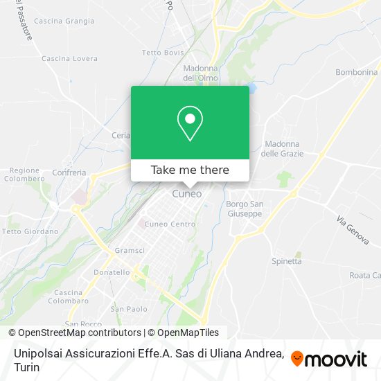 Unipolsai Assicurazioni Effe.A. Sas di Uliana Andrea map