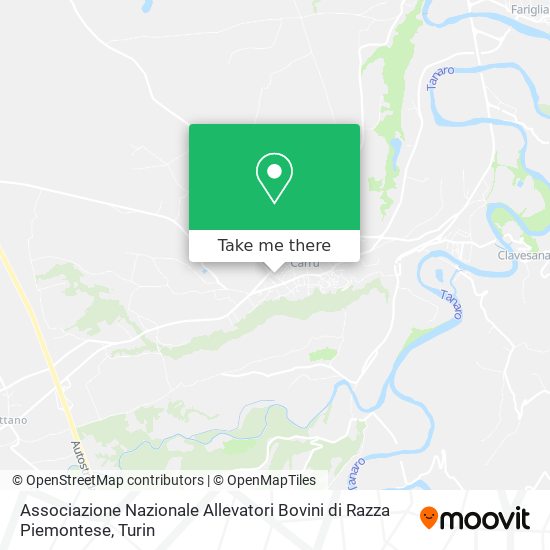 Associazione Nazionale Allevatori Bovini di Razza Piemontese map