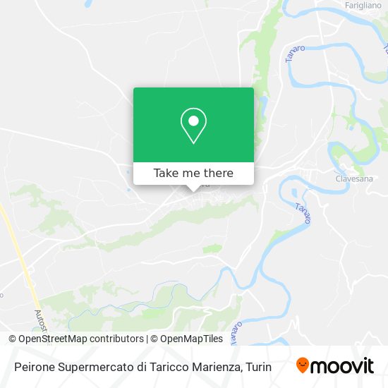 Peirone Supermercato di Taricco Marienza map