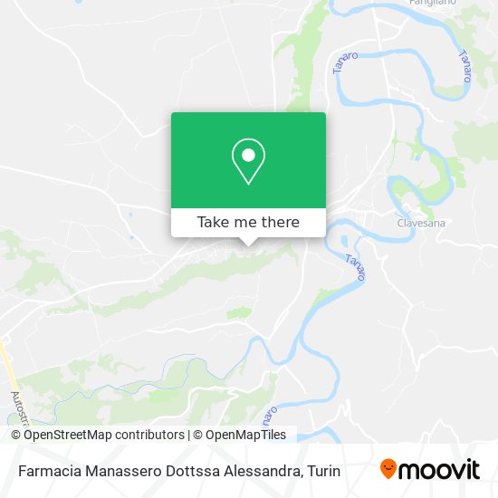 Farmacia Manassero Dottssa Alessandra map