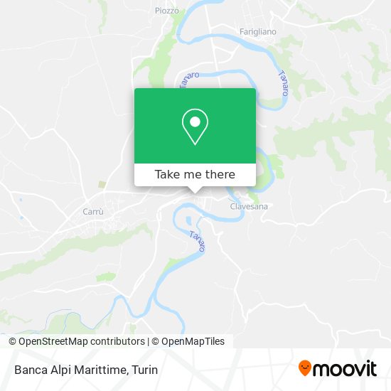 Banca Alpi Marittime map