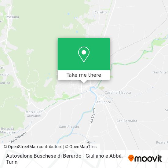 Autosalone Buschese di Berardo - Giuliano e Abbà map