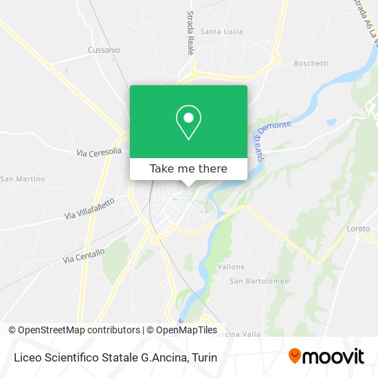 Liceo Scientifico Statale G.Ancina map