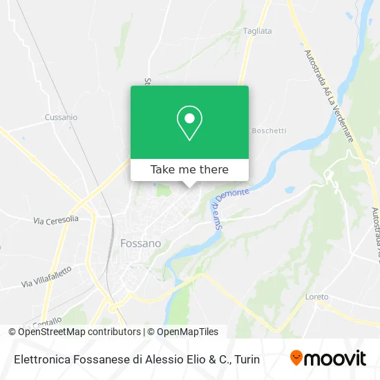 Fossanese Electronics map