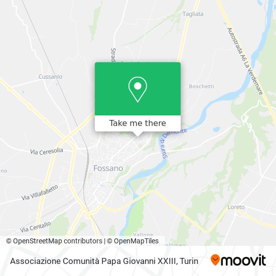 Associazione Comunità Papa Giovanni XXIII map
