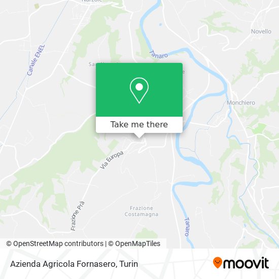 Azienda Agricola Fornasero map