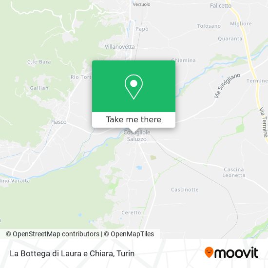 La Bottega di Laura e Chiara map