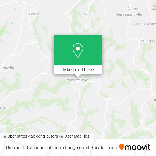 Unione di Comuni Colline di Langa e del Barolo map