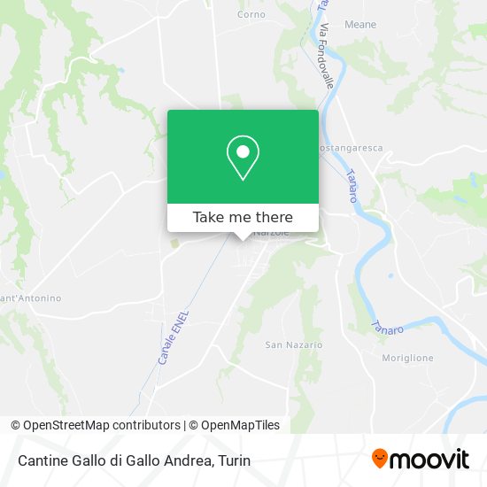 Cantine Gallo di Gallo Andrea map