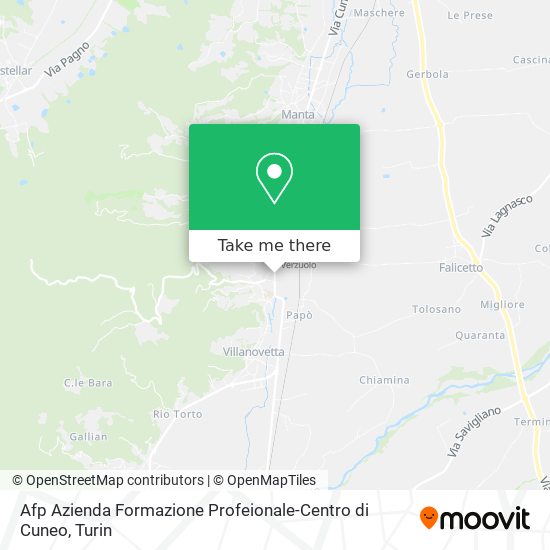 Afp Azienda Formazione Profeionale-Centro di Cuneo map