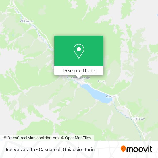 Ice Valvaraita - Cascate di Ghiaccio map