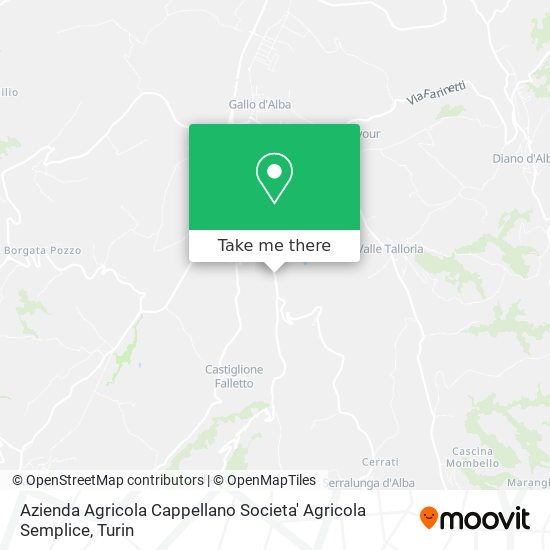 Azienda Agricola Cappellano Societa' Agricola Semplice map