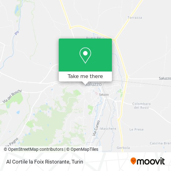 Al Cortile la Foix Ristorante map