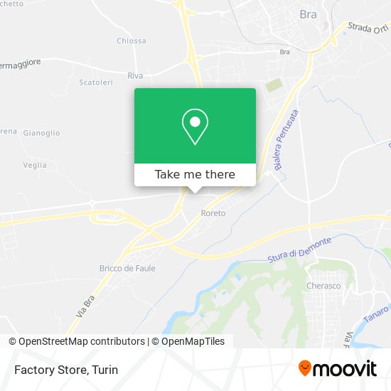 Factory Store map