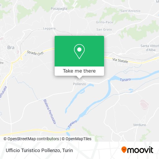 Ufficio Turistico Pollenzo map