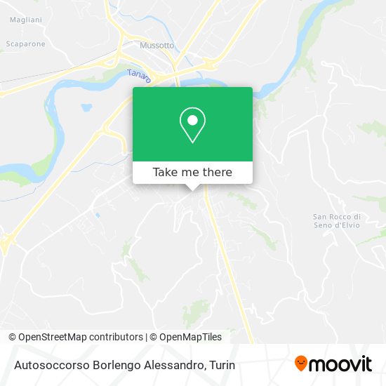 Autosoccorso Borlengo Alessandro map
