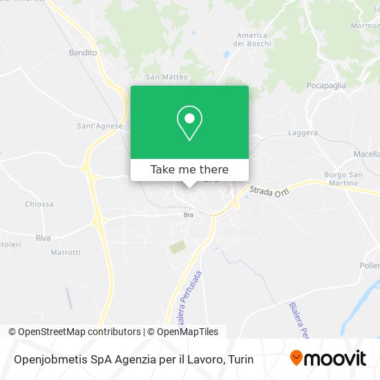 Openjobmetis SpA Agenzia per il Lavoro map