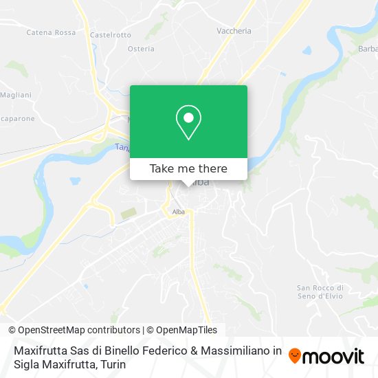 Maxifrutta Sas di Binello Federico & Massimiliano in Sigla Maxifrutta map