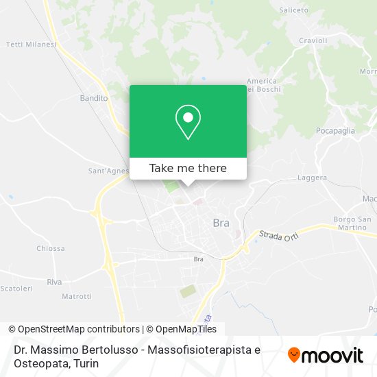 Dr. Massimo Bertolusso - Massofisioterapista e Osteopata map