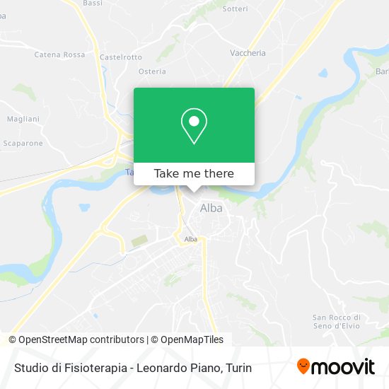 Studio di Fisioterapia - Leonardo Piano map