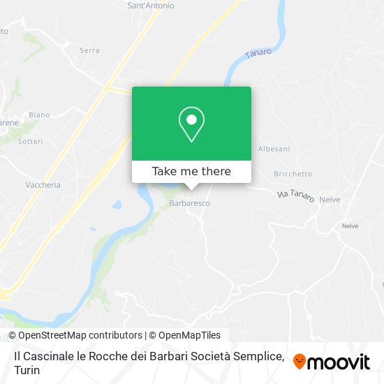 Il Cascinale le Rocche dei Barbari Società Semplice map