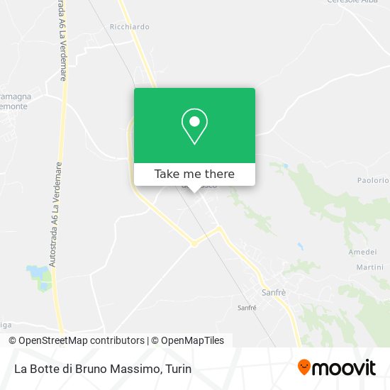 La Botte di Bruno Massimo map