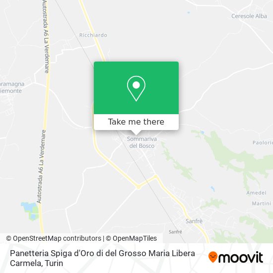 Panetteria Spiga d'Oro di del Grosso Maria Libera Carmela map