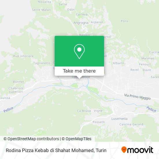 Rodina Pizza Kebab di Shahat Mohamed map